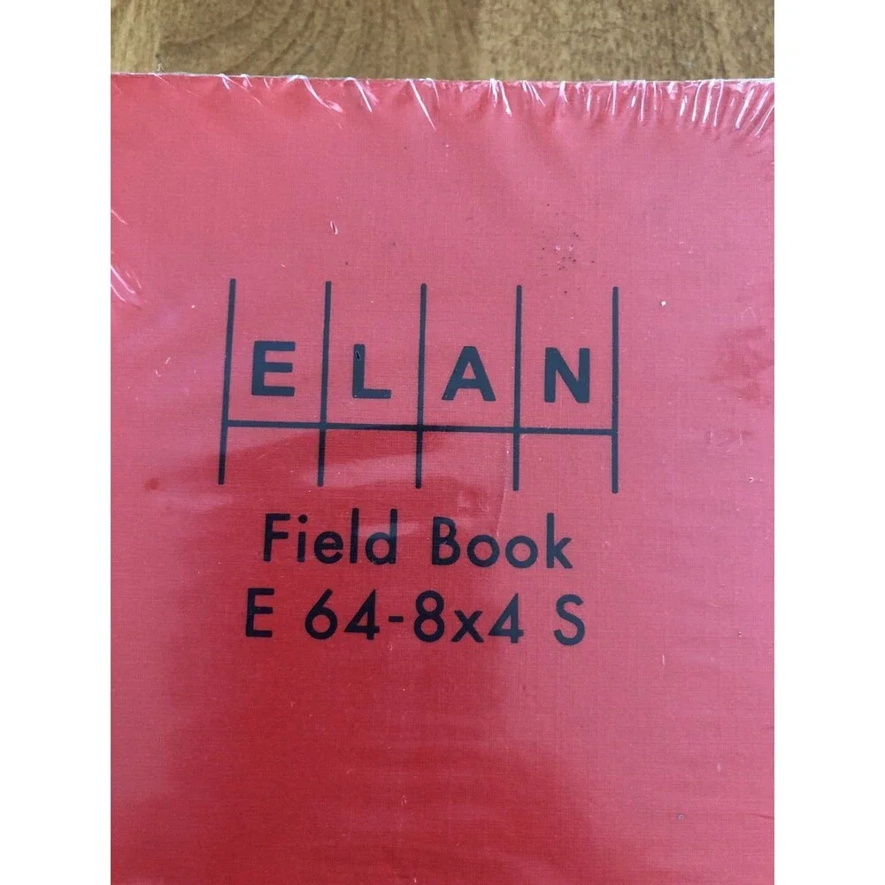 Elan Publishing E64 8x4 S Field Book Set of 6 4 ⅝ x 7 ¼ 32 Sheets ea NEW SEALED